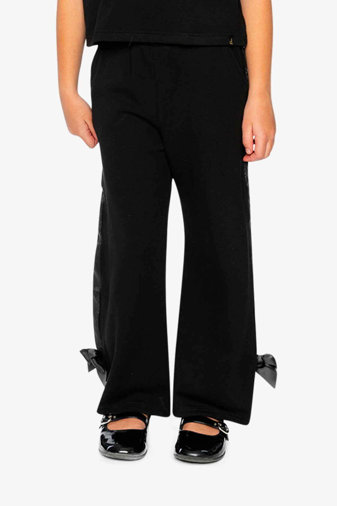 Flare Legs Milano Pants Black-3