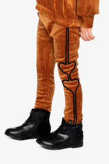 Velvet Leggings Brown-2