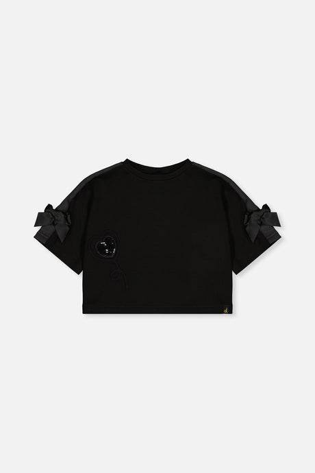Short Sleeve Milano Top Black-0