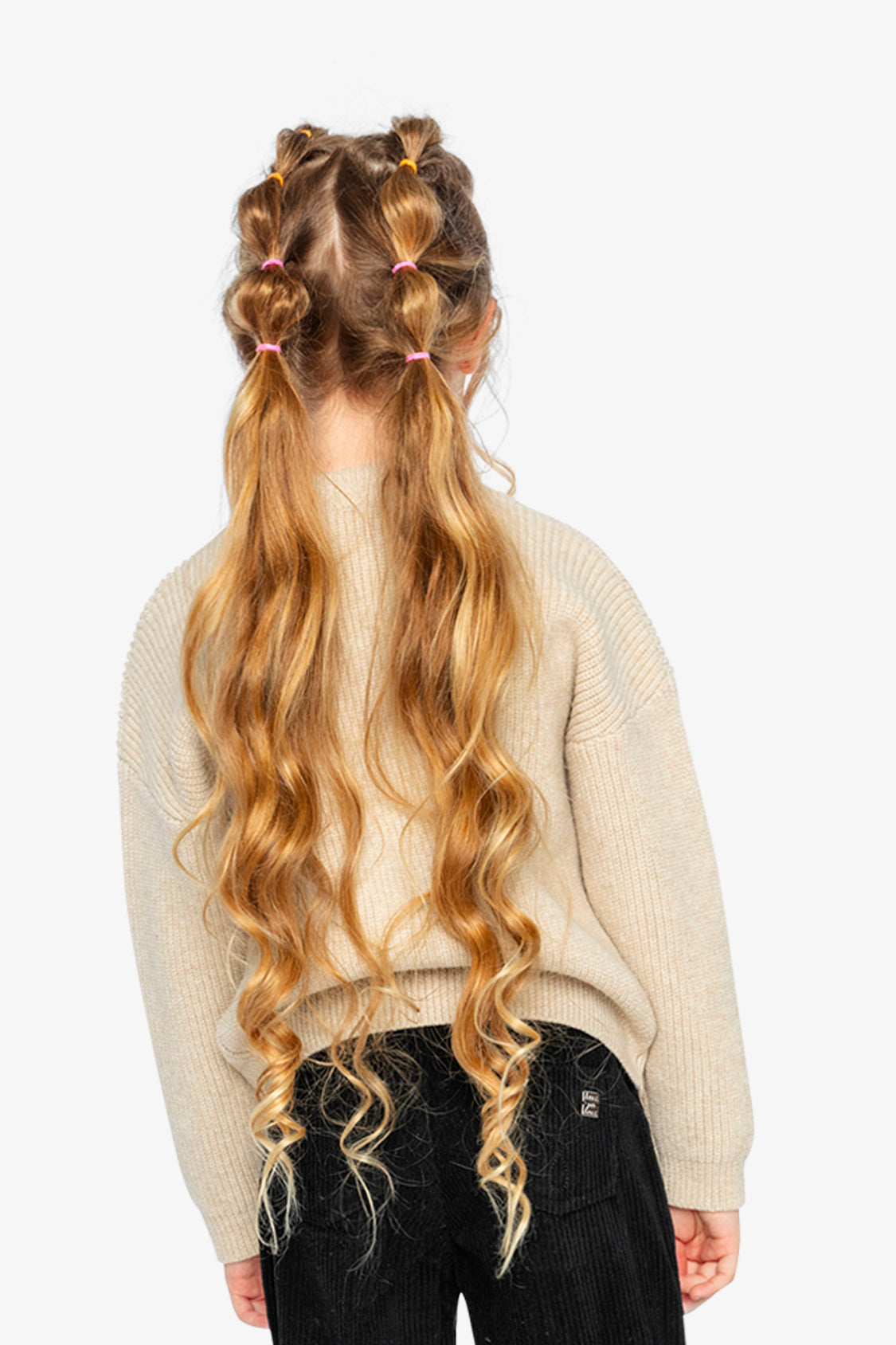 Sweater With Bow Beige-4