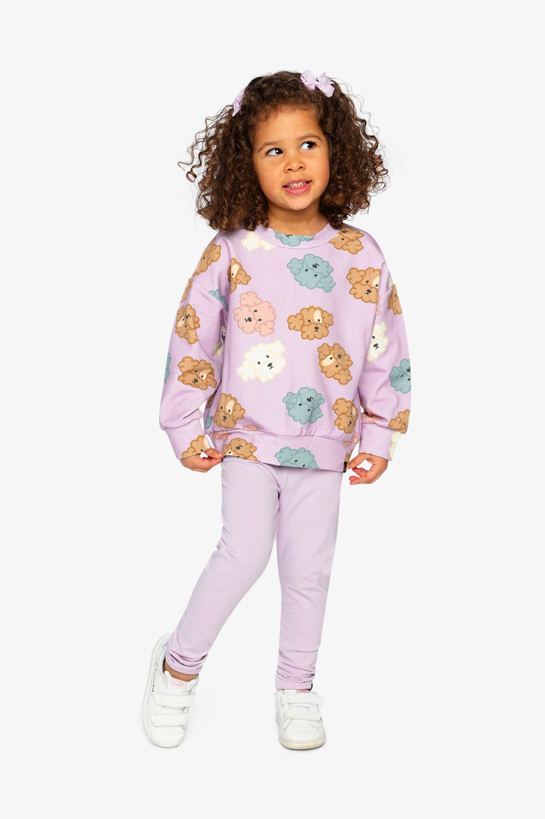 Organic Cotton Leggings Lavender-4