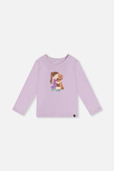 Long Sleeve Organic Cotton T-Shirt Lavender-0