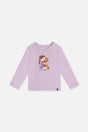 Long Sleeve Organic Cotton T-Shirt Lavender-0