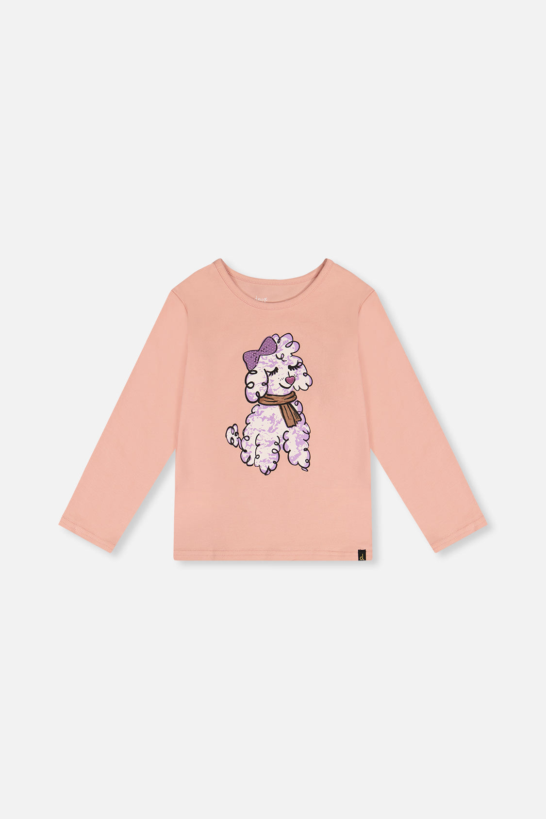 Long Sleeve Organic Cotton T-Shirt Pink-0