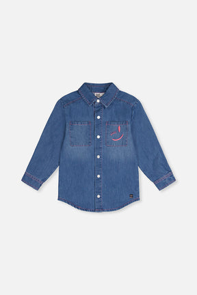 Denim Shirt Navy Blue-0