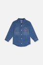 Denim Shirt Navy Blue-0