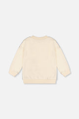 Deux par Deux Bi-Material Sweater Off-White product image P2