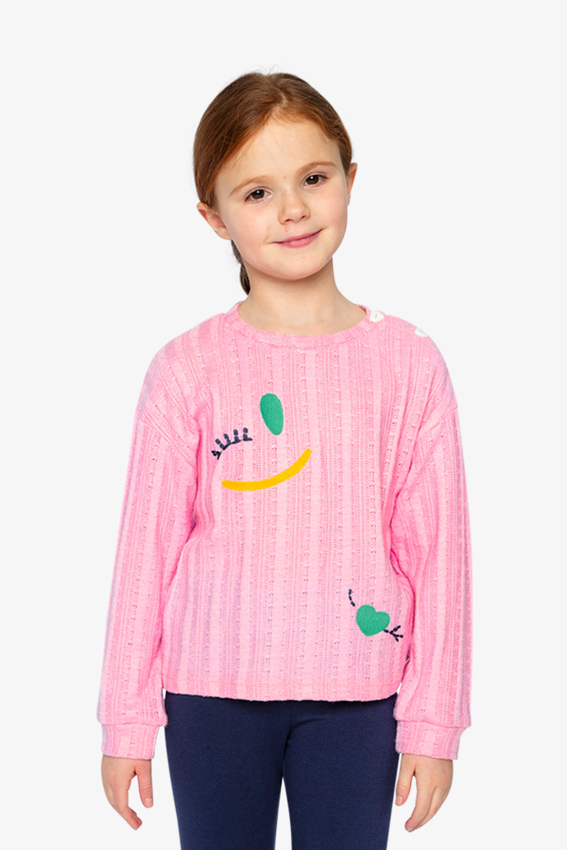 Knit Top Pink-1