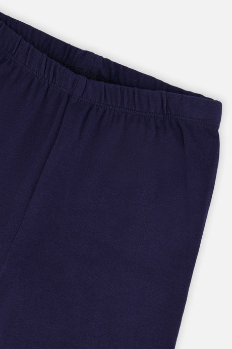 Deux par Deux Organic Cotton Leggings Dark Blue