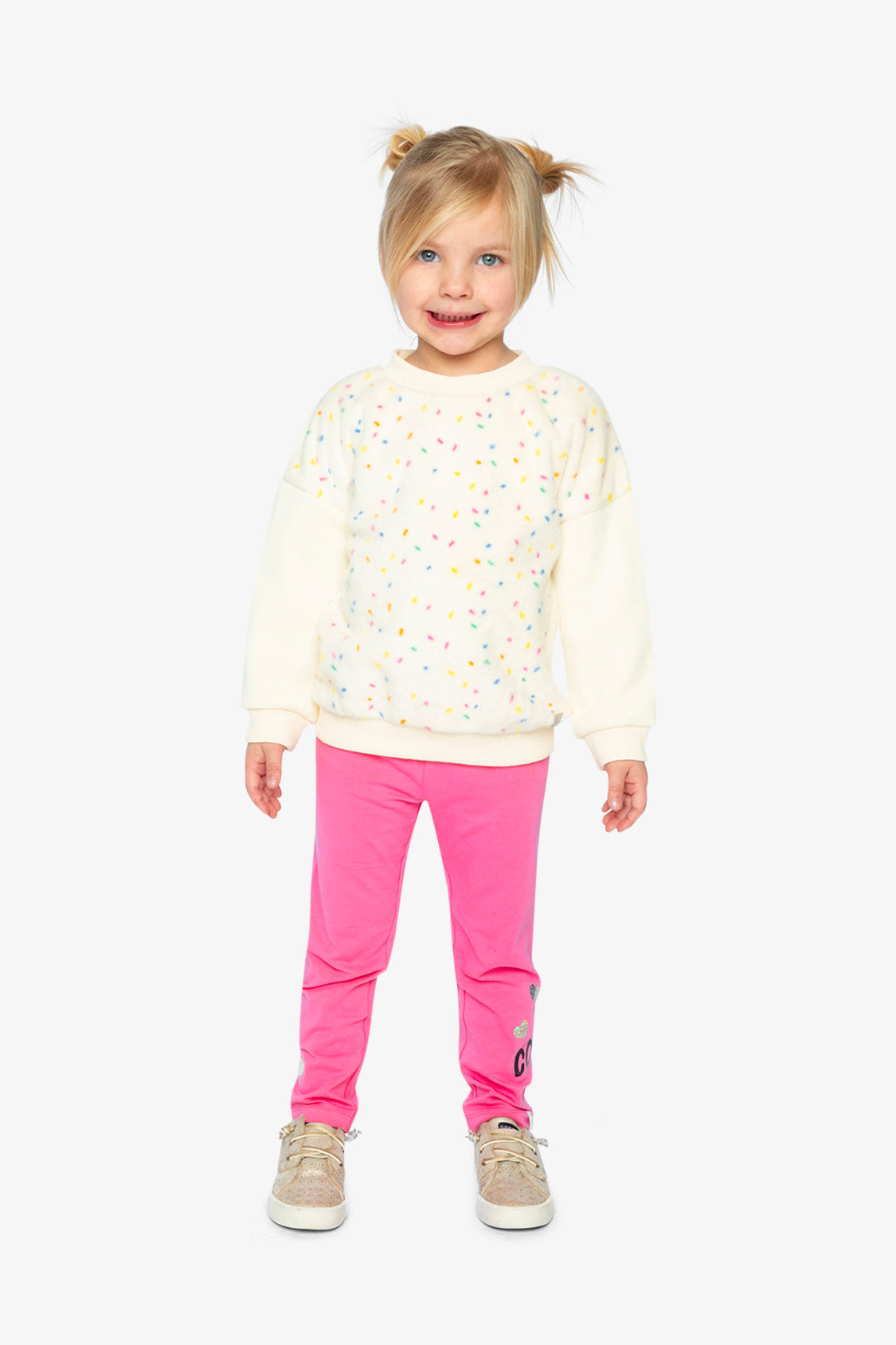 Deux par Deux Organic Cotton Leggings Pink