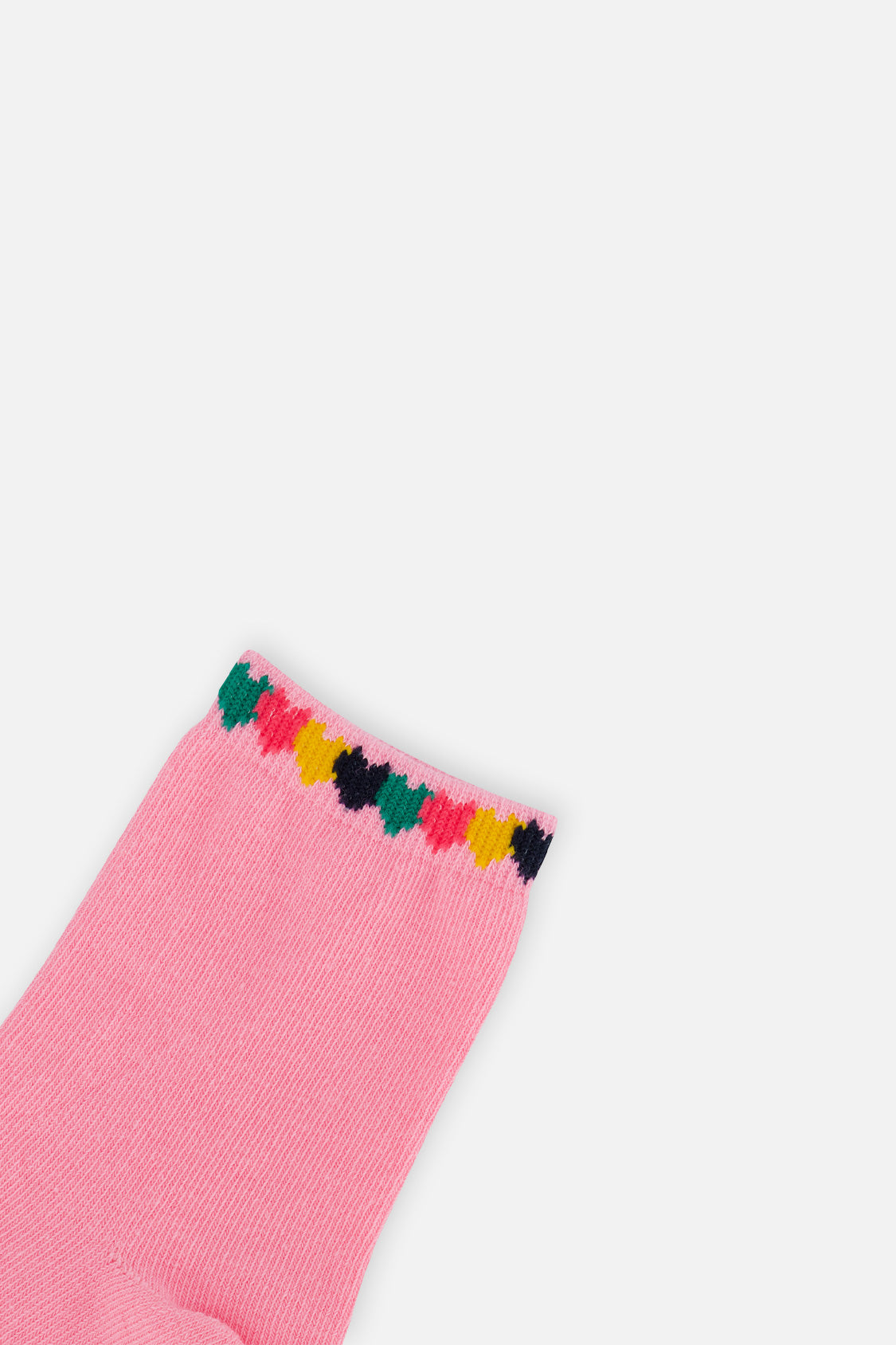 Socks (3 Pairs) Dark Blue, Pink And Beige-2