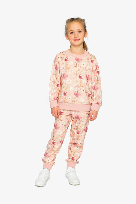 Sweatpants Pink Printed Flowers-4
