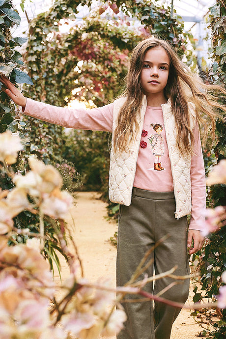 Deux par Deux Flare Pants Sage Green