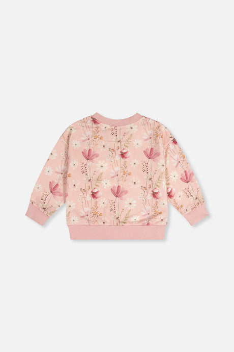 Deux par Deux Sweatshirt Pink Printed Flowers product image P2
