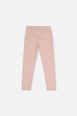 Deux par Deux Jacquard Leggings Pale Dusty Pink product image P2