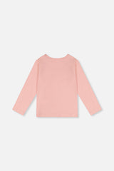 Deux par Deux Organic Cotton Jersey T-Shirt Pale Dusty Pink product image P2