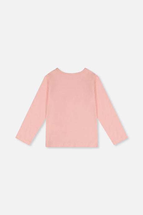 Deux par Deux Organic Cotton Jersey T-Shirt Pale Dusty Pink product image P2