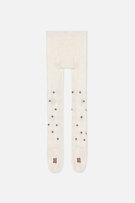 Deux par Deux Knit Tights Pale Dusty Pink — additional official product image