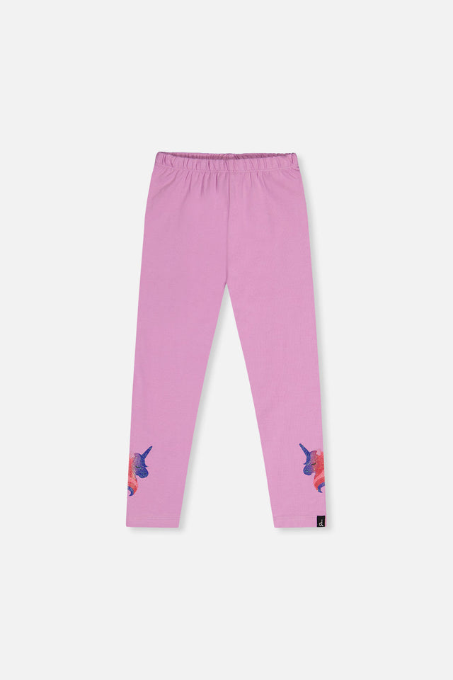 Organic Cotton Jersey Leggings Violet-0