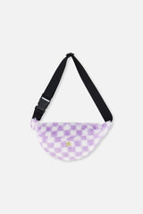 Fanny Bag Lilac And White Tiles-0