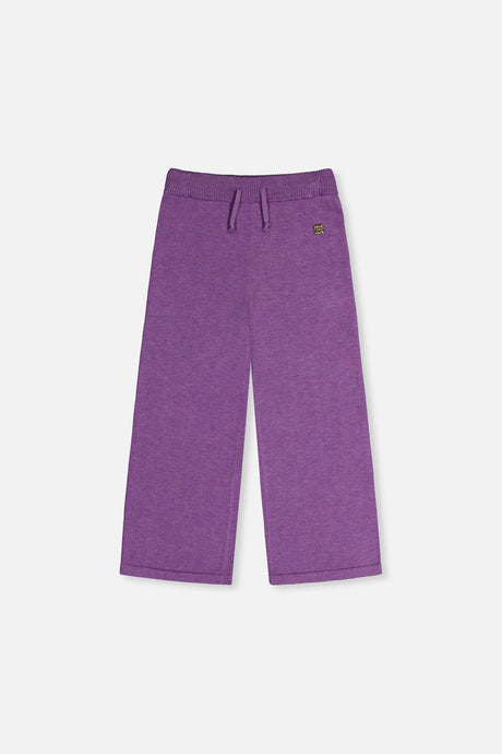 Knitted Wide Leg Pants Violet-0