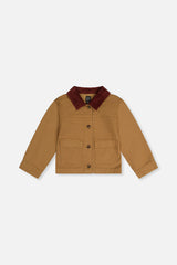 Barn Jacket Brown Yellow-0