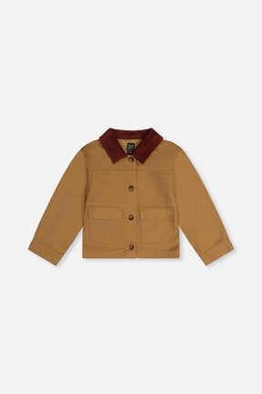 Barn Jacket Brown Yellow-0