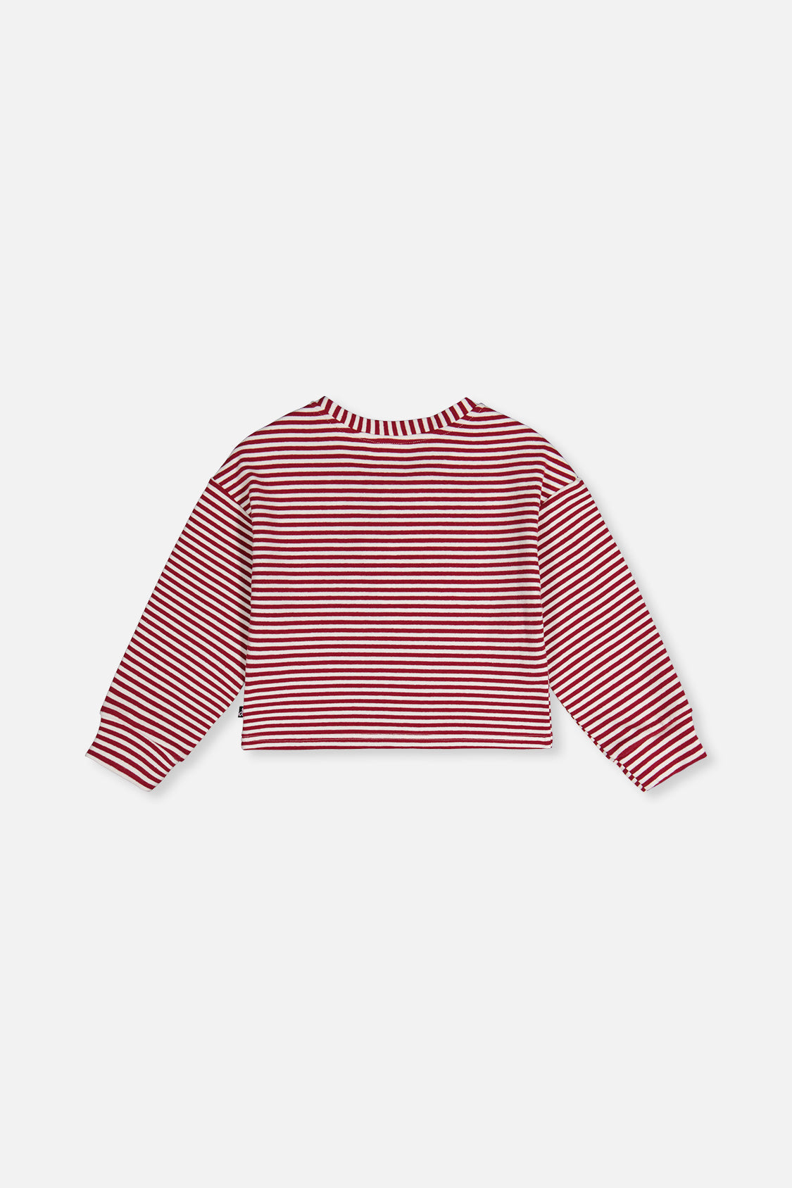 Deux par Deux Soft Jersey Top Red And White Stripes product image P2