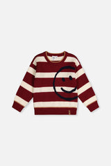Knit Sweater Red And White Stripes-0