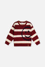 Knit Sweater Red And White Stripes-0