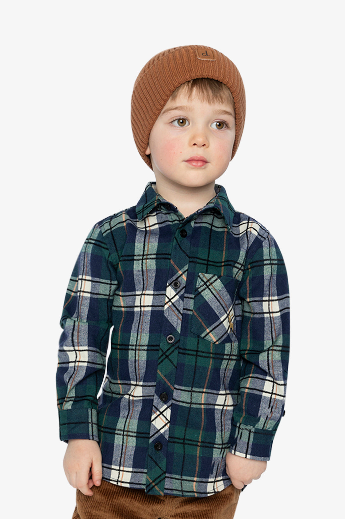 Plaid Shirt Blue And Green-2