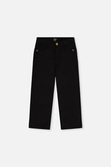 Stretch Denim Pants Black-0