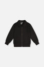 Front Zip Jacket Black-0