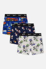 Boxer Pack Of 3 Fun Prints-0