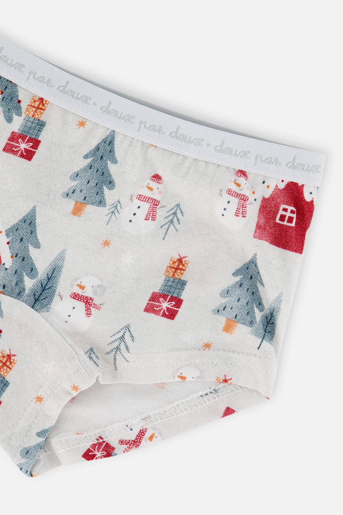 Boyshort Panty Pack Of 3 Holiday Prints-3