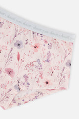 Boyshort Panty Pack Of 3 Pink Floral Prints-2