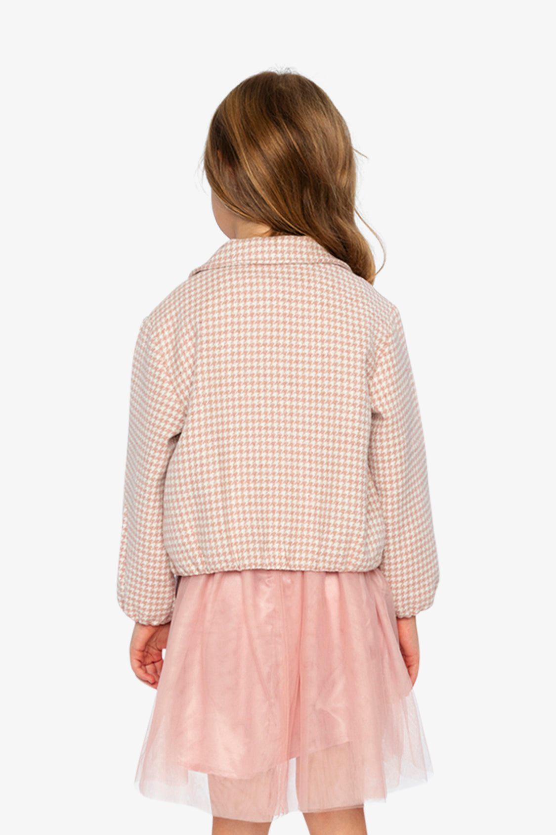 Bomber Jacket Pink Houndstooth-4