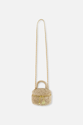Faux Fur Small Bag Beige-0