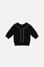 Knitted Sweater Black And Gold-0