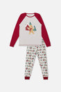 Men Two Piece Christmas Pajama Set Holiday Print-0
