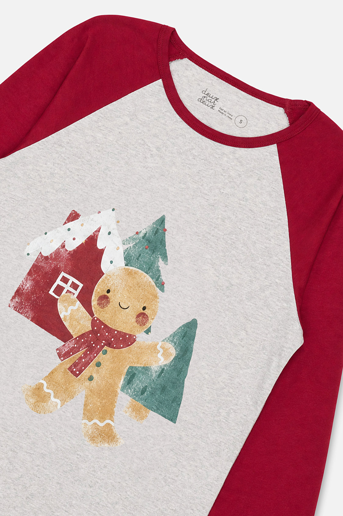 Men Two Piece Christmas Pajama Set Holiday Print-2