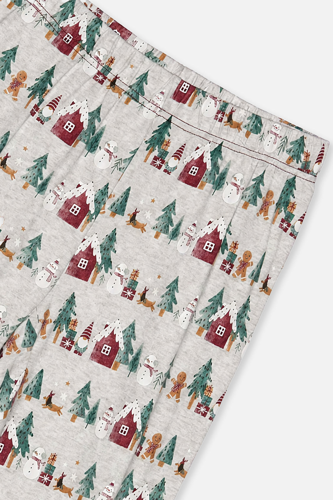 Men Two Piece Christmas Pajama Set Holiday Print-3