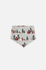 Organic Cotton One Piece Christmas Bandana For Dogs Holiday Print-0