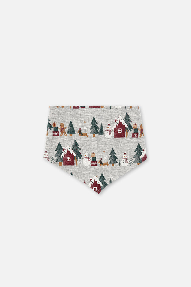 Organic Cotton One Piece Christmas Bandana For Dogs Holiday Print-0