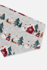 Organic Cotton One Piece Christmas Bandana For Dogs Holiday Print-2