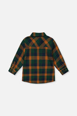 Deux par Deux Plaid Shirt Orange, Blue And Green product image P2