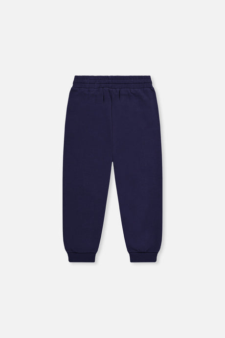 Deux par Deux Fleece Sweatpants With Pockets Dark Blue product image P2