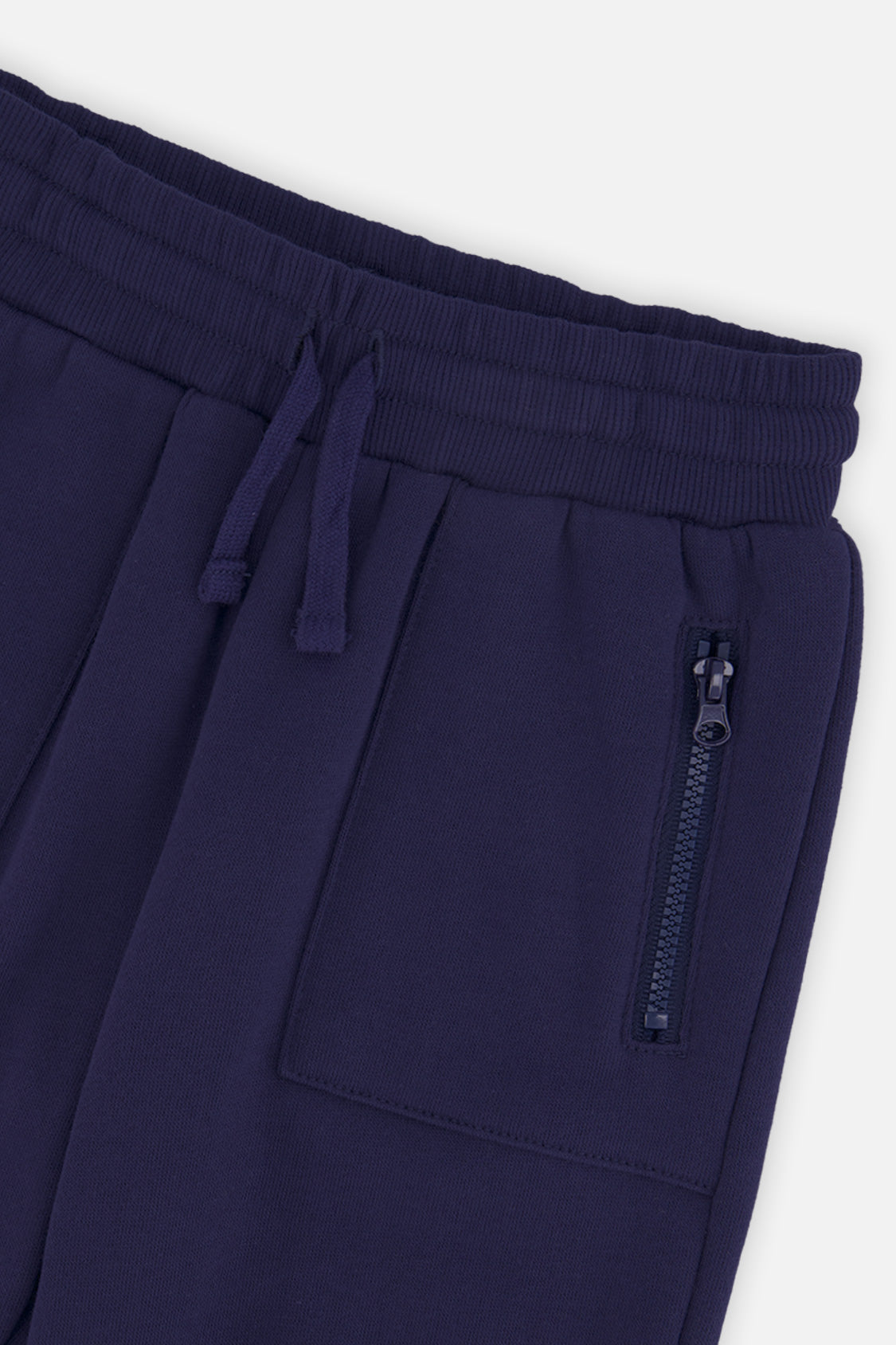 Deux par Deux Fleece Sweatpants With Pockets Dark Blue