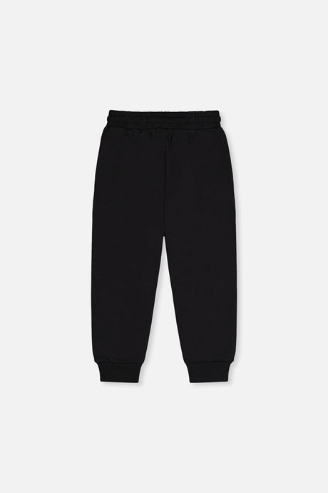 Deux par Deux Fleece Sweatpants With Pockets Black product image P2