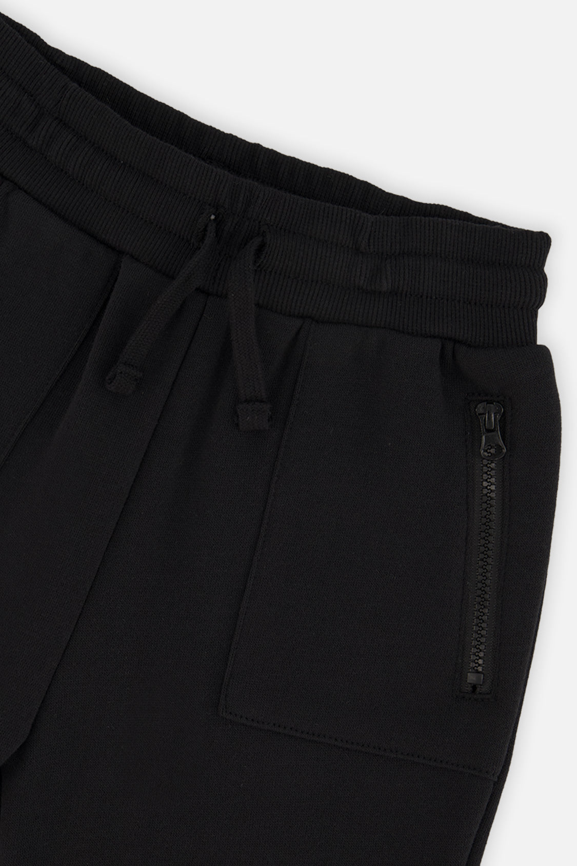 Deux par Deux Fleece Sweatpants With Pockets Black